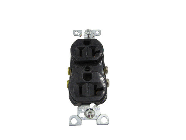 Eaton CR20BK Outlets Duplex Receptacle 20A 125V Black EA