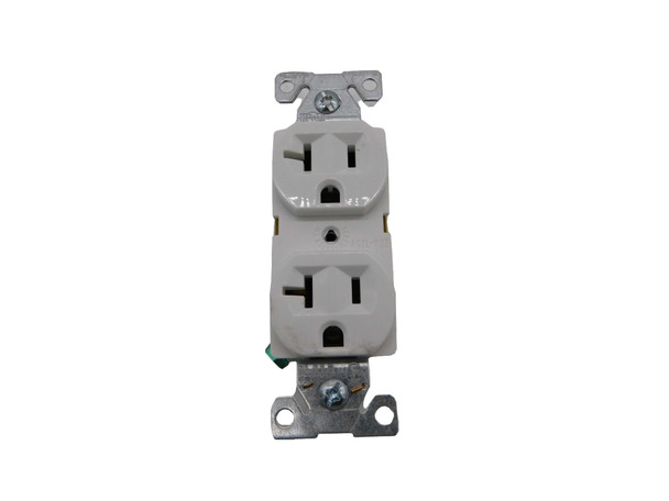 Eaton BR20W-SP-LW Outlets Duplex Receptacle 20A 125V White EA