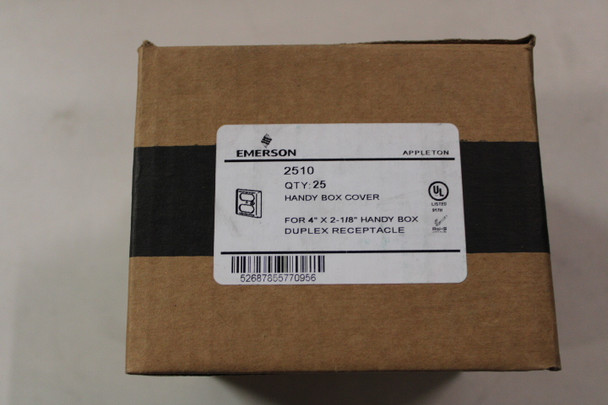 Leviton 2510 Wallplates and Accessories 25BOX