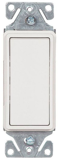 Eaton 7501W Light and Dimmer Switches Decorator Switch 1P 15A 277V 50/60Hz White EA