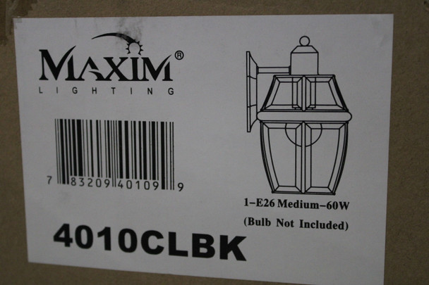 Maxim Lighting 4010CLBK Incandescent Lighting EA