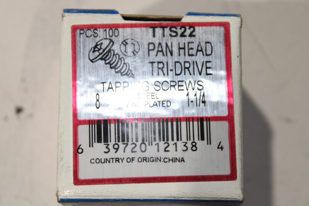 Metallics TTS22 Industrial Hardware 100BOX