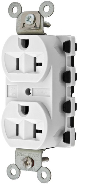 Hubbell SNAP5362WA Outlets EA