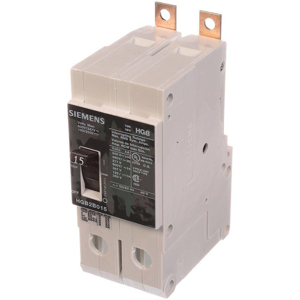 Siemens HGB2B015B Molded Case Breakers (MCCBs)