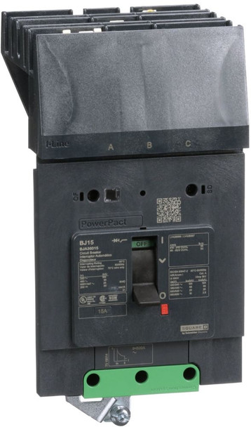 Square D BJA36015 Din Rail Mounted Circuit Breakers EA