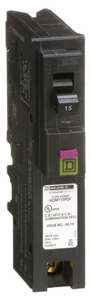 Square D HOM115PDF Miniature Circuit Breakers (MCBs)