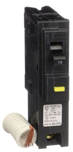 Square D HOM115GFI Molded Case Breakers (MCCBs)