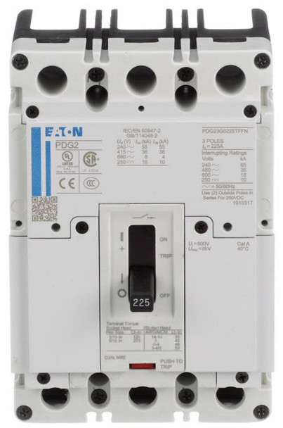 Eaton PDG23F0020TFFJ Molded Case Breakers (MCCBs) EA