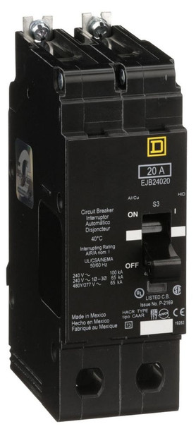 Square D EJB24020 Molded Case Breakers (MCCBs)