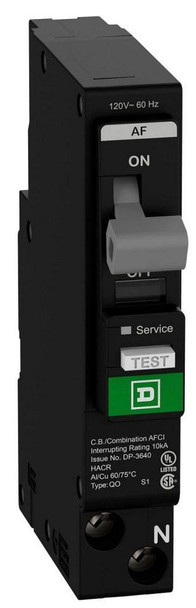 Square D QO115PAFC Miniature Circuit Breakers (MCBs)