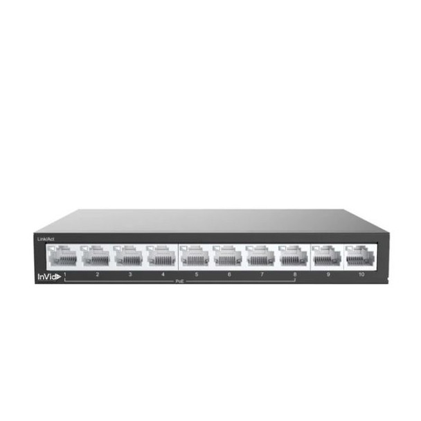 Invid Tech VIS-LRPOE8-2AN Network Hubs