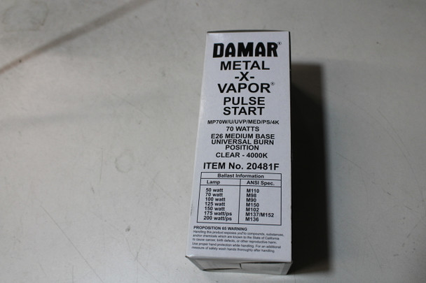 Damar MP70W/U/UVP/MED/PS/4K Bulb/Ballast/Driver Accessories
