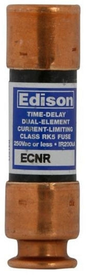 Edison ECNR15 Class RK5 15A 250VAC/125VDC Time Delay Fuse