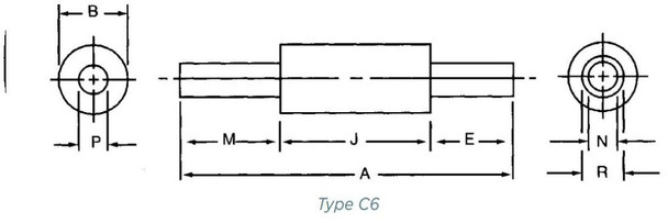 Mersen CP500C6 Cord and Cable Fittings