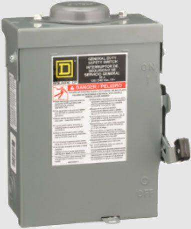 Square D D211NRB Safety Switches