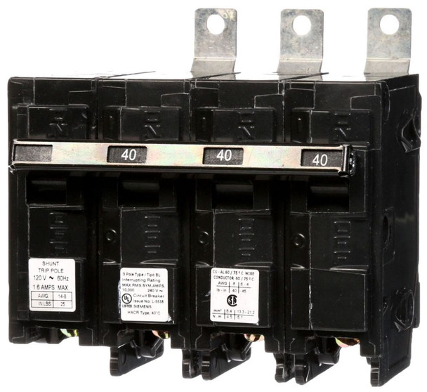 Siemens B34000S01 Molded Case Breakers (MCCBs)
