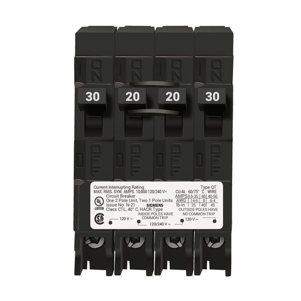 Siemens Q23020 Miniature Circuit Breakers (MCBs)