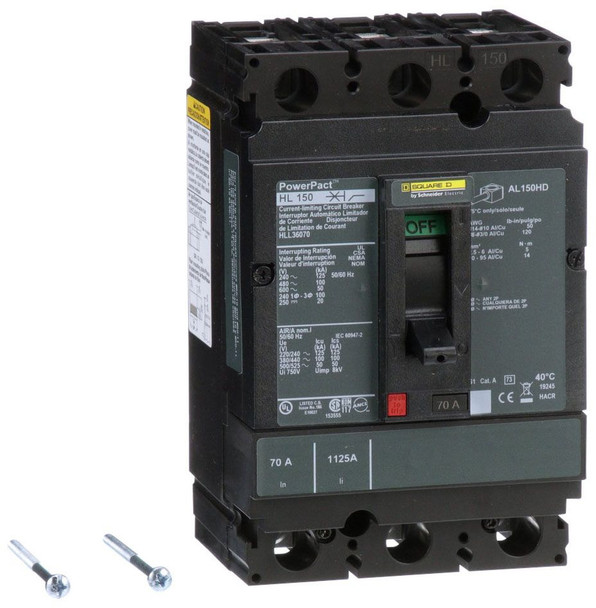 Square D HLL36070 Molded Case Breakers (MCCBs)