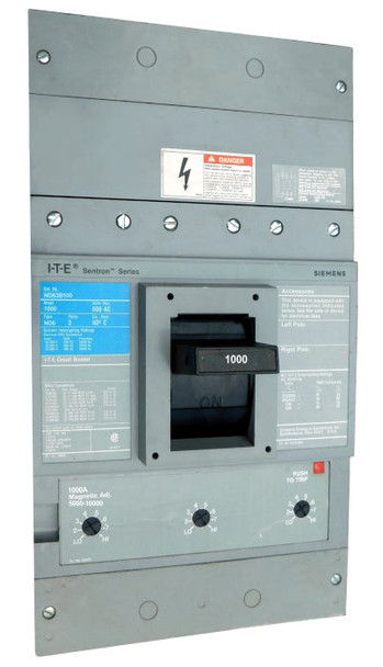 Siemens ND63B100 Molded Case Breakers (MCCBs)