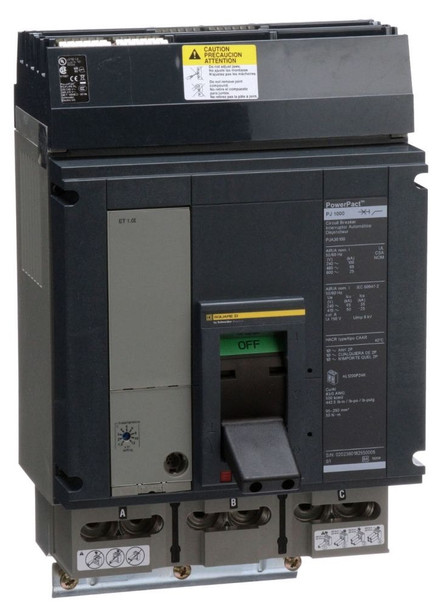 Square D PJA36100 Molded Case Breakers (MCCBs)
