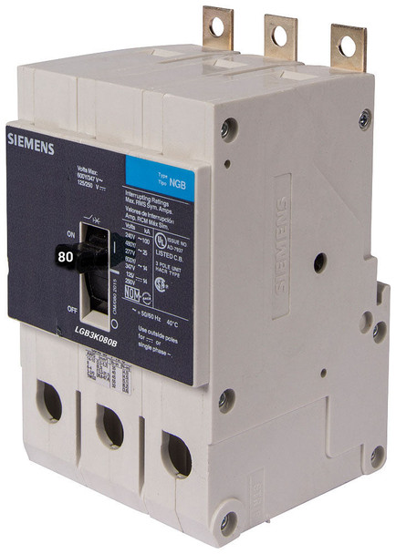 Siemens LGB3K080B Molded Case Breakers (MCCBs)