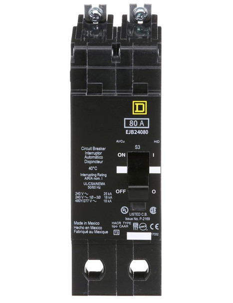 Square D EJB24090 Molded Case Breakers (MCCBs)