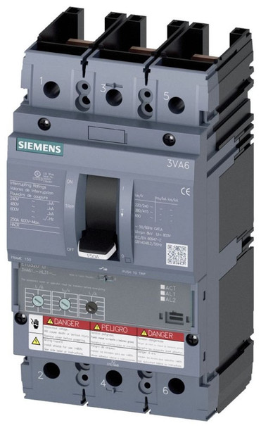 Siemens 3VA6115-0HL31-0AA0 Molded Case Breakers (MCCBs)
