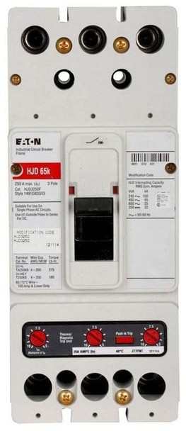 Eaton JDC3225 Molded Case Breakers (MCCBs)