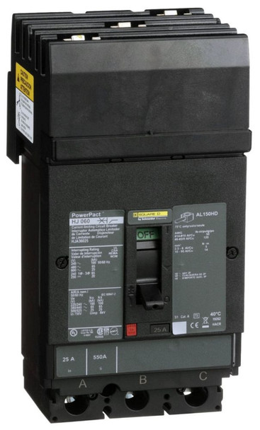 Square D HJA36025 Molded Case Breakers (MCCBs)