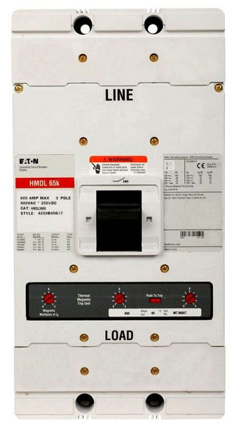 Eaton HMDL3700 Molded Case Breakers (MCCBs) Eaton HMDL3700 Molded Case Breakers (MCCBs)