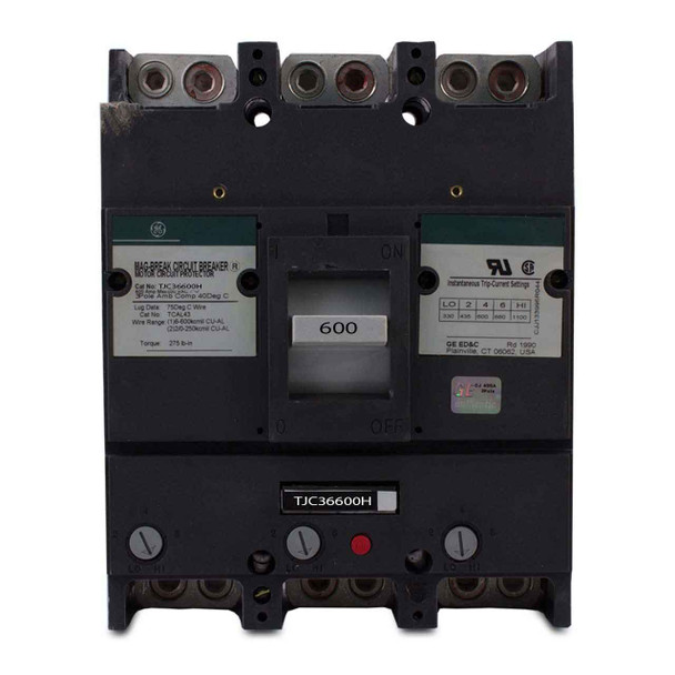 GE TJC36600H Molded Case Breakers (MCCBs)
