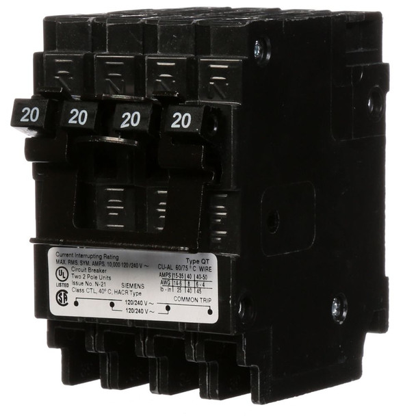 Siemens Q22020CT2 Miniature Circuit Breakers (MCBs)