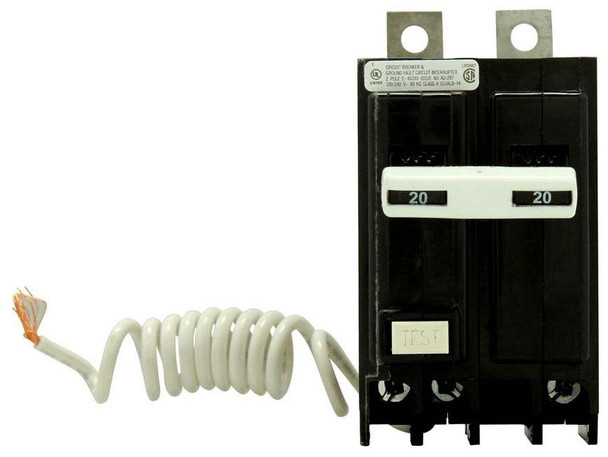 Eaton QBGFT2040W1 Ground Fault Thermal-Magnetic Circuit Breaker