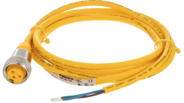 Turck U2027-2 Actuator & Sensor Cordset 18AWG