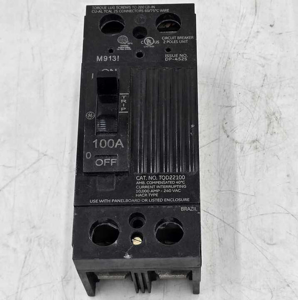 GE TQD22100X2 Molded Case Breakers (MCCBs)
