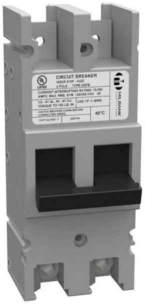 Milbank UQFB-100-X1 Molded Case Breakers (MCCBs)