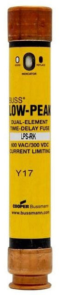 Bussmann LPS-RK-6-1/4SPI Class RK1 6-1/4A 600VAC Time Delay Fuse