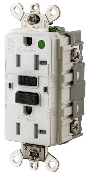 Hubbell GF8300SGW Outlets