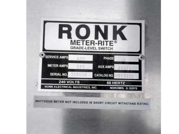 Ronk MSB320LC5-UG Meter Sockets