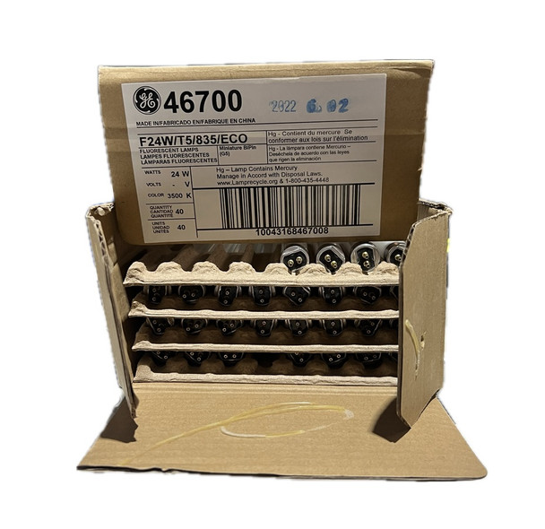 GE F24W/T5/835/ECO-LOT-6/24/25 Fluorescent Bulbs