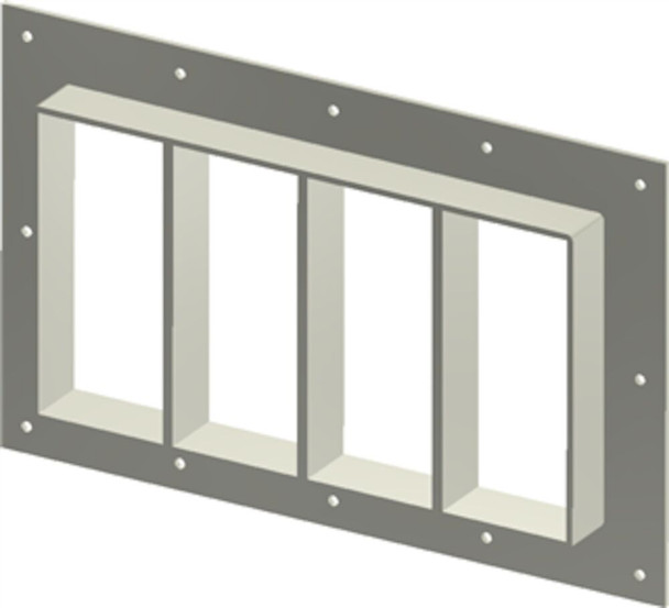 Roxtec 5GH0000008107 Misc. Rectangular GH 8x4 GALV Cable Transit Frame