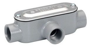 Bridgeport T-48CG T Enamel Painted Aluminum Imc/Rigid Conduit Body