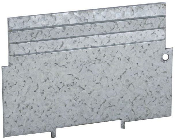 Raco 706RAC Zinc Pre-Coated Steel UL 514A, CSA C22.2 Electrical Square Outlet Box Partition