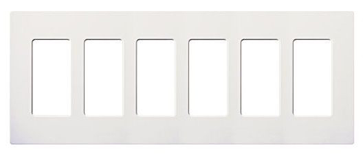 Lutron CW-6-WH Wallplate