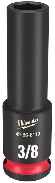 MILWAUKEE ELECTRIC TOOL 49-66-6119 SHOCKWAVE Impact Duty 3/8" Drive 6 Point Socket
