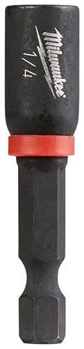 MILWAUKEE ELECTRIC TOOL 49-66-4502 SHOCKWAVE Impact Duty 1/4" x 1-7/8" Magnetic Nut Driver