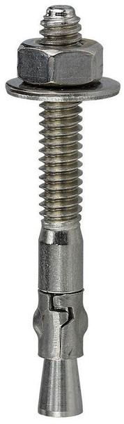 Dottie WS12334 Stainless Steel Wedge, Fully Threaded Anchor
