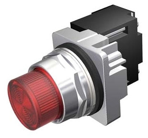 Siemens 52PL4D2P 30MM NEMA 1/3/3R/4/4X/12/13, IP66/IP20 Indicator Light