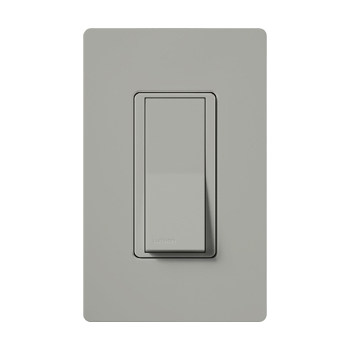 Lutron CA-1PS-GR Standard Rocker Gloss Gray General Purpose Switch