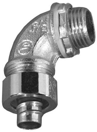 Egs Electrical Group 4QS-9100 90Degree Liquid Tight Flexible Conduit Connector